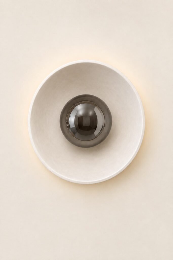 Modern White Disc
