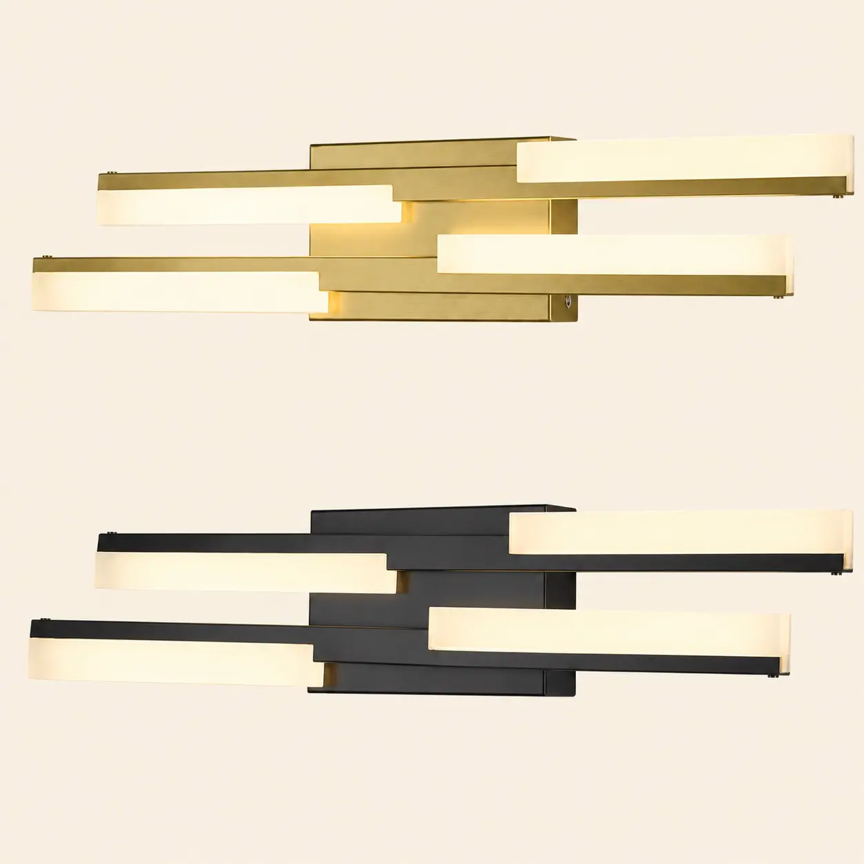 Modern linear mirror lamp